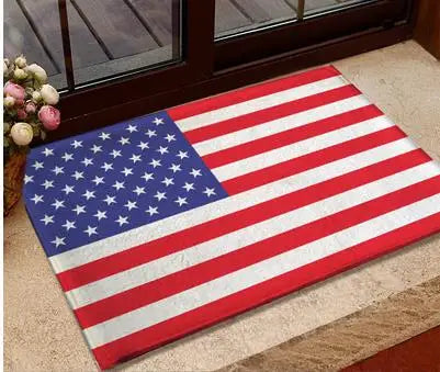 Wycieraczka wejściowa z flagami narodowymi USA / UK / Australii / Kanady