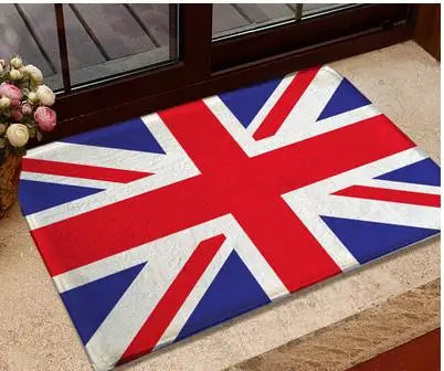 Wycieraczka wejściowa z flagami narodowymi USA / UK / Australii / Kanady
