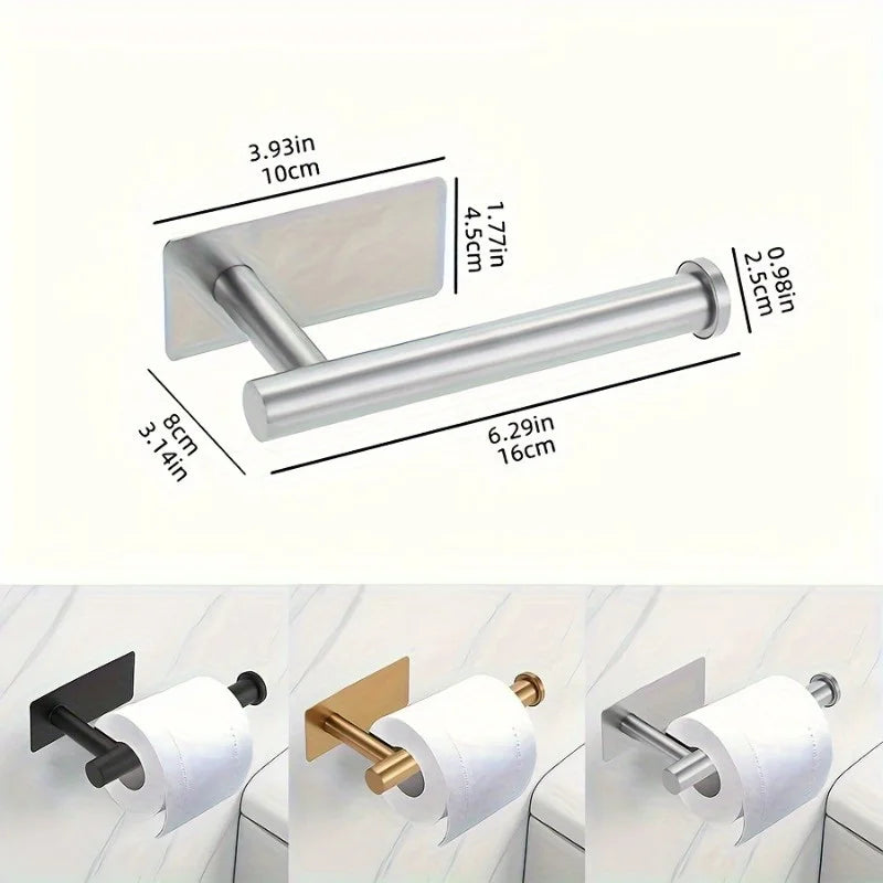 Wytrzymały uchwyt na papier toaletowy ze stali nierdzewnej