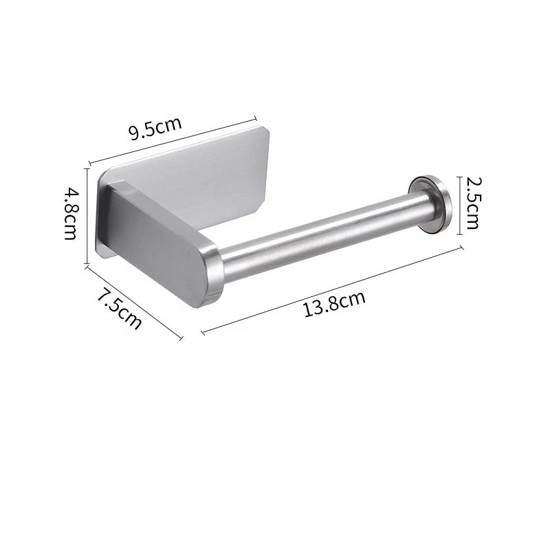 Samoprzylepny uchwyt na papier toaletowy i ręczniki papierowe