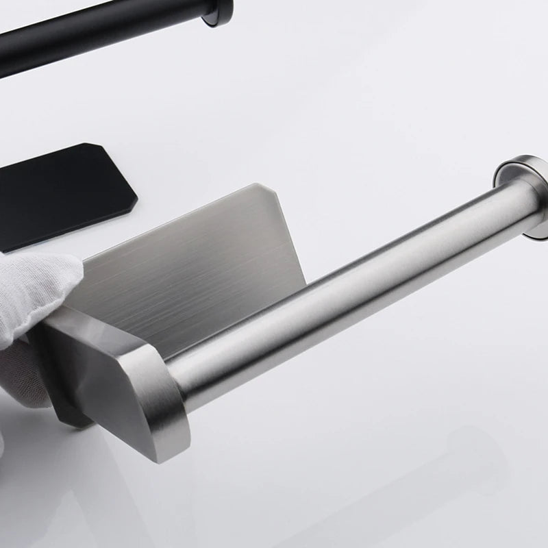 Samoprzylepny uchwyt na papier toaletowy i ręczniki papierowe