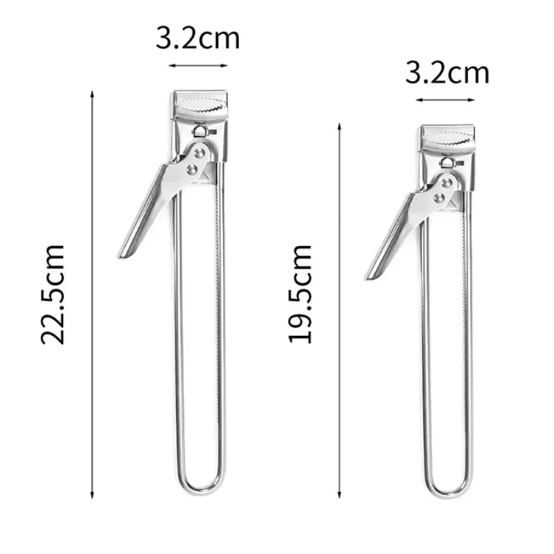 Regulowany, wielofunkcyjny otwieracz do butelek i słoików ze stali nierdzewnej