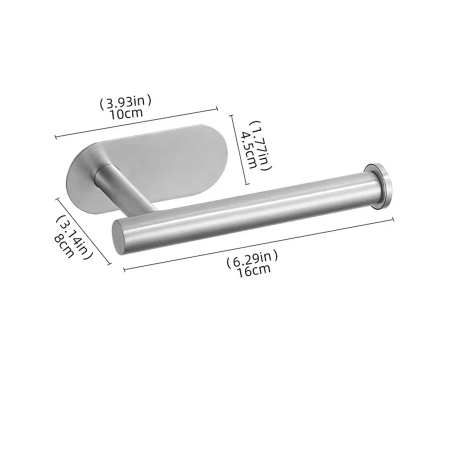 Samoprzylepny uchwyt na papier toaletowy i ręczniki papierowe